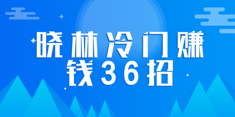 晓林冷门赚钱36招第11招简单，0成本的副业，每天轻松赚点零花钱【视频课程】插图