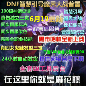 DNF地下城与勇士单机版95级100SS神话 送GM后台DNF单机一键端插图