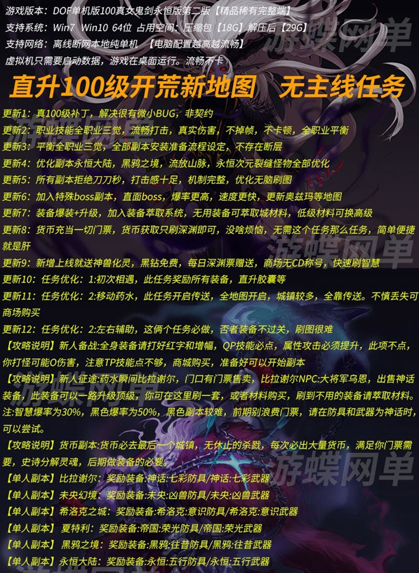 DNF单机版真100级真女鬼剑永恒版第二版永恒黑鸦奥兹玛插图(1)