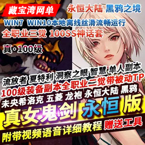 DNF单机版100级真女鬼剑永恒大陆版一键端插图