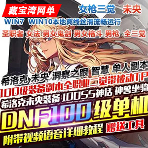 DNF女枪三觉单机版 8职业DNF一键端三觉100级史诗神话插图