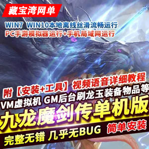 九龙魔剑传手游单机版，九龙魔剑手游一键端GM工具刷装备插图